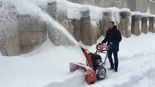 Шнекороторный снегоуборщик Husqvarna