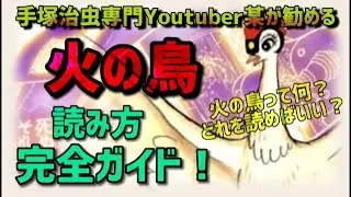 火の鳥の読み方完全解説！火の鳥ってなに？どれから読めばいいの？手塚治虫専門Youtuber某がおすすめする読み方指南！