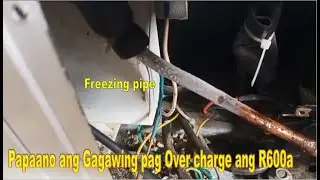 Papaano mag bawas nang Refrigerant sa R600a