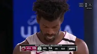 Jimmy Butler free shots vs Milwaukee Bucks | Miami Heat 116-144 Milwaukee Bucks