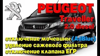 Peugeot Traveller: отключение мочевины (AdBlue),  удаление сажевого фильтра, отключение клапана ЕГР