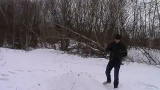 Как выжить в лесу зимой!