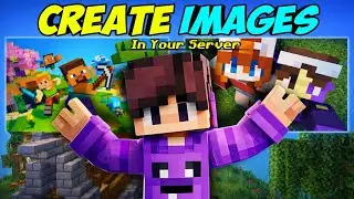 HOW TO CREATE IMAGES IN MINECRAFT SERVER 🔥 | BEST IMAGE PLUGIN FOR ATERNOS SERVER