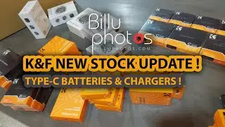 Type-C Batteries & Chargers by K&F at Billu Photos