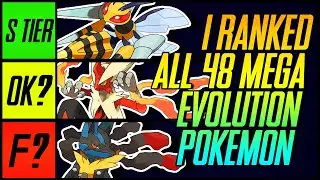 I Ranked All 48 Mega Evolution Pokemon | Mr1upz