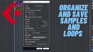 Cubase Quick Tip | 2 Ways To Organize and Save Your Samples and Loops