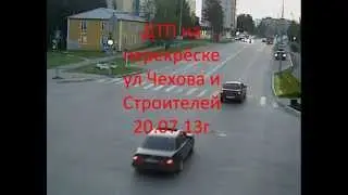 ДТП в Х-Мансийске 20.07.13г.(Мазда и мотоцикл)