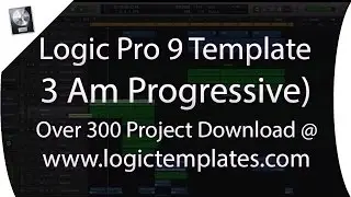 Logic Pro 9 Progressive House Project Template - 3AM By Mikas www.logictemplates.com