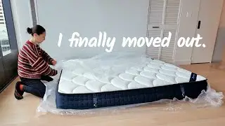 Living Alone in SF | Moving into my first apartment, new bed, cleaning, groceries