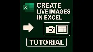 Create Live Images in Excel Using the Camera Tool | Excel Training & Study Guide