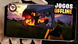 OS 15 MELHORES JOGOS OFFLINE para SAIR DO TÉDIO Android 2024