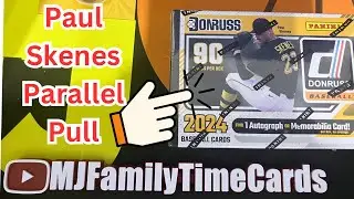 🔥⚾️ Paul Skenes Parallel! This was such a fun rip! 2024 Donruss Baseball Blaster #sportscard #cards