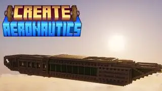 I built a MASSIVE flying ship with CREATE AERONAUTICS!
