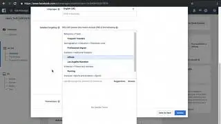 Refine your audience with interest targeting - How to Create Facebook Ads