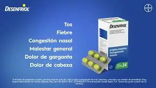 ¿Síntomas de gripe y tos? Toma Desenfriol | Perú