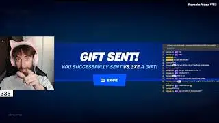 Gifting Lo-fi Headbang Emote To My Viewer 🎁 ( 500 V-bucks )