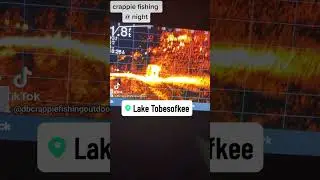 Crappie Fishing at Night Lake Tobesofkee