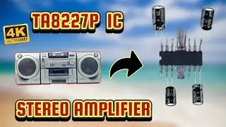 how to make TA8227P amplifier circuit | powerful | TA8227P Anfi devresi yapımı | güçlü | DIY