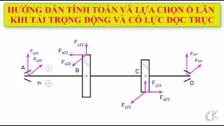 Đồ án chi tiết máy - Hướng dẫn tính và chọn ổ lăn khi chịu tải trọng động và có lực dọc trục