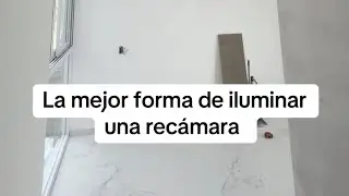 La mejor forma de iluminar una recamara #iluminacion #comosehace #obra #construccion #tips #recamara