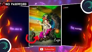 31 August Ganpati bappa status 2022 Status Editing|Alight Motion Video Editing|4K HD Video Editing