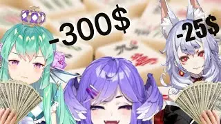 Finana spent 300$ on mahjong gacha and Selens loudest scream 【NIJISANJI EN】