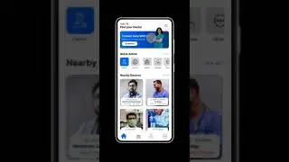 Digital Doctor App Design in Figma | Dr. App Design | Figma Tutorial | Design in Figma.