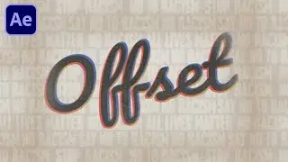 Seamless moving text effect in After Effects | Tutorial for beginner