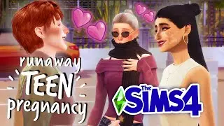 playing MATCHMAKER in our celebrity friendship group!! || Sims 4 Pregnant Teen Runaway Challenge #9