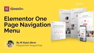 Elementor One Page Navigation Menu Landing Page