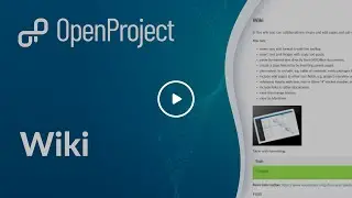 OpenProject Wiki