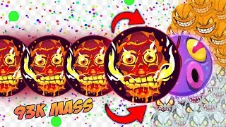 PEGAMOS 93K MASS E DOMINAMOS O SERVIDOR AGARIO BOTS PT-BR