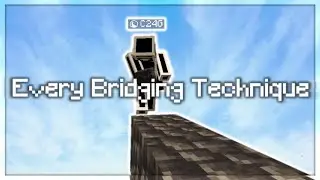 Every Possible Bridging Technique In Minecraft 1.17