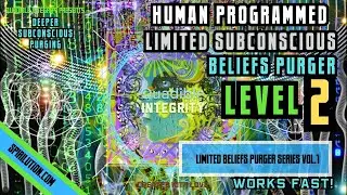 ★Human Programmed: Limited Subconscious Beliefs Purger - Level 2★ (Remove Subconscious Beliefs)