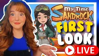 🔴 FIRST LOOK at My Time at Sandrock on NINTENDO SWITCH 🌾 🧡 | 