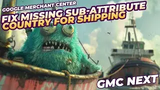 Fix Missing sub-attribute [country (sub-attribute of [shipping])] Google Merchant Center Next