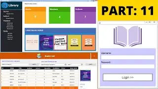 Java Library Management System Project In Netbeans With MySQL - [Part 11]