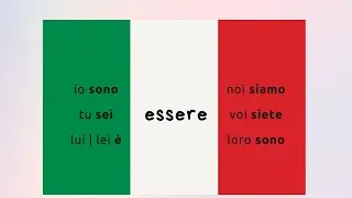 Italian verb: essere #learnitalian