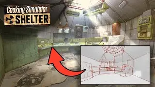 Cooking Simulator -  Shelter | Concept art creation timelapse