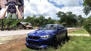 BMW F90 M5 - Forza Horizon 5 | Logitech g920 gameplay