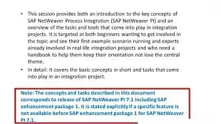 SAP Process Integration and Exchange Infrastructure