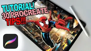 30 Procreate TIPS & HACKS In 8 Minutes!