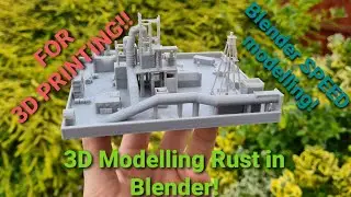 Blender for 3D Printing! Speed Modelling Rust from Call of Duty in Blender