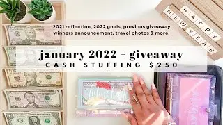 cash envelope stuffing | sinking funds | january 2022 paycheck#1 | low income