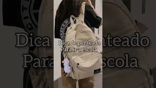 penteado para escola🤎 #shorts #voltaasaulas #cachos #page #menina #cacheadas #escola #penteados #fyp