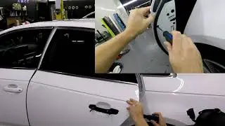 2018 Audi A4 S Line Door Handle Removal POV
