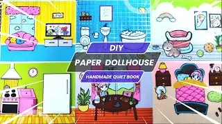 Diy Handmade Paper Dollhouse | Diy Quiet Book