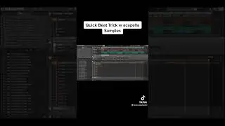 Quick Beat Trick w acapella Samples