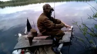 Проезжали мимо "лужи"   наловили карасей