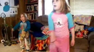 My kids + wii dance = Funny.